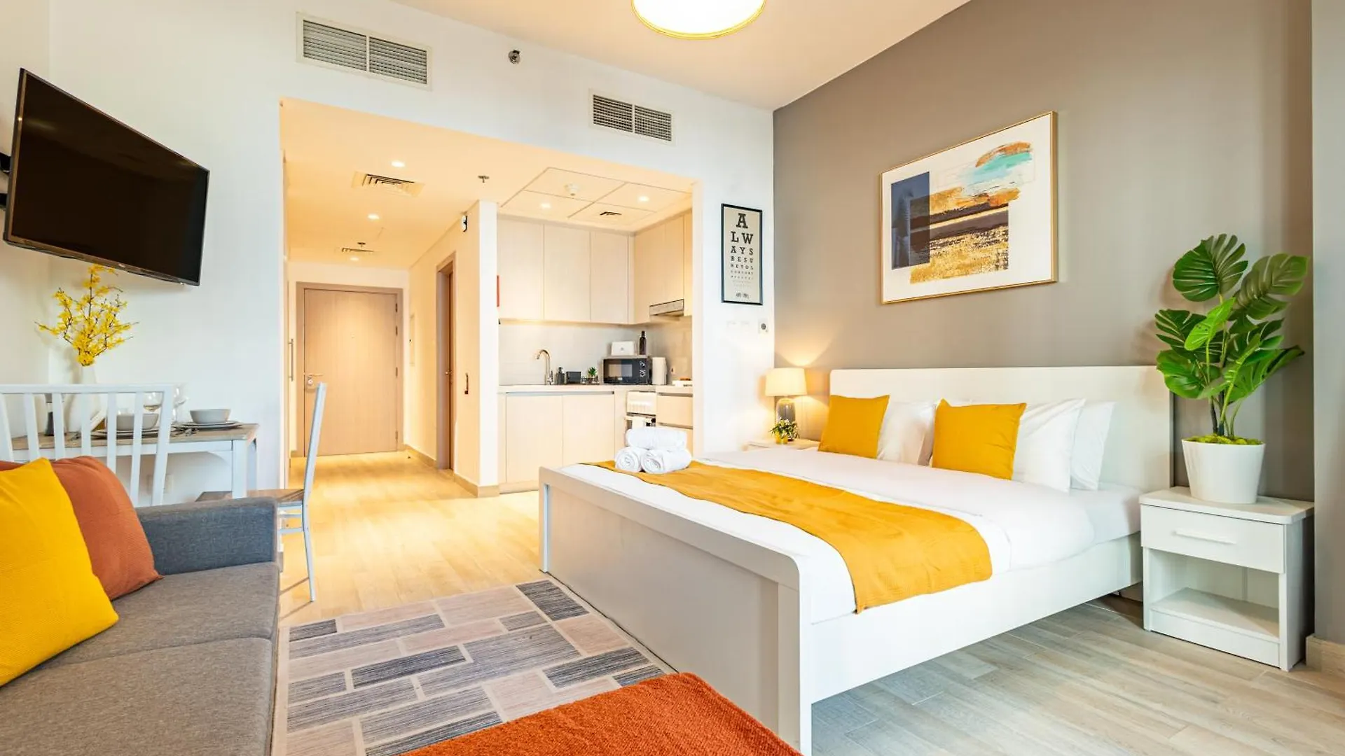 شقة Perfect Studio For Families Next To Ferrari World, Sea World, Warner Bros World & Yas Mall أبو ظبي الإمارات العربية المتحدة